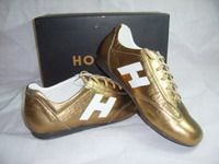 gold hogan shoes